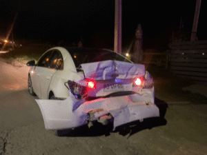 Conductor ebrio chocó auto en la Ruta 9 Sur y dejó dos lesionados