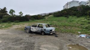 Quemaron vehículo en la villa Nelda Panicucci