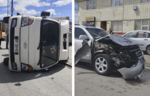 Milagrosa salvada de conductores involucrados en violento accidente