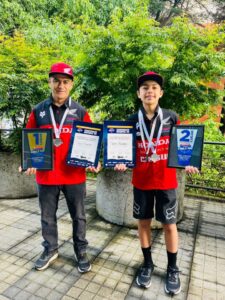 Pablo Paredes Gallegos cerró una  brillante temporada como vicecampeón nacional de motocross