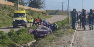 Violento accidente en la Ruta 9: conductor grave tras salir eyectado de su auto