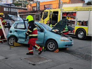 Conductora huyó de accidente y dejó a una mujer lesionada