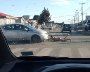 Preocupación generó hecho protagonizado por un hombre desnudo en el Barrio Prat