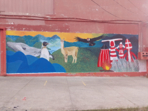 Estudiantes del Liceo Sara Braun diseñaron mural