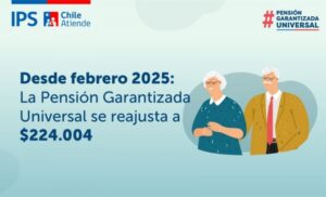 IPS pagará la Pensión Garantizada Universal reajustada por el IPC desde febrero