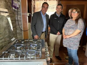 El Andino tiene gas: inauguran red domiciliaria que beneficiará a 500 familias