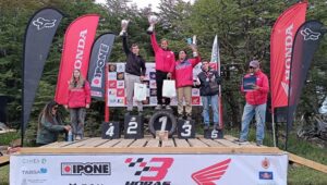 El piloto capitalino Ruy Barbosa fue el ganador de la cuarta versión de “Las 3 Horas  de los Caiquenes, Copa Honda Ipone”