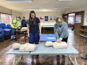 SAMU realizó capacitación a adultos mayores del Centro Diurno