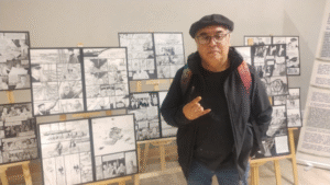 Ilustración de las Malvinas es el último trabajo de “El chico Alegría”