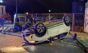Joven que provocó violento accidente quedó libre con arraigo regional