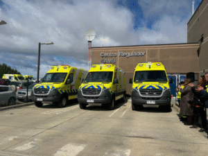 Hoy entran en servicio las tres nuevas ambulancias del SAMU de Punta Arenas