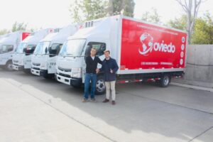 Importante alianza con Kaufmann: cinco nuevos camiones se unen a la familia Oviedo