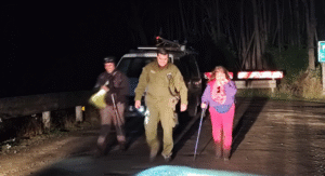 Carabineros colaboró con personas en retorno desde el Monte Tarn