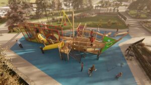 Comienzan los trabajos de construcción de la plaza cívica del sector sur
