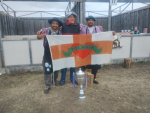 En días se organizaron “Los Pico Dulce” y cocinaron el mejor asado tendido