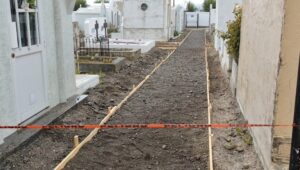 Municipio de Porvenir avanza en obras de mejoramiento en el Cementerio Municipal