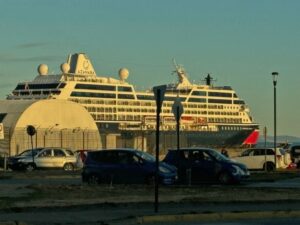 Crucero de la flota “Azamara” en Punta Arenas