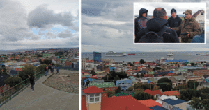 La belleza de Punta Arenas y un dron sorprendieron a turistas de cruceros