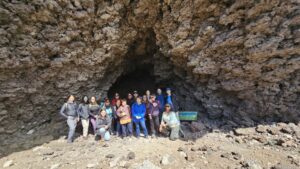Vecinos viven paseo en Parque Nacional Pali Aike