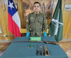 Detenidos dos hombres armados por presunto abigeato y porte ilícito de armas