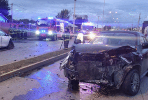 Accidente dejó a dos personas lesionadas
