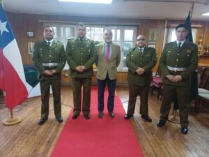 Ceremonia de ascensos de Carabineros en Tierra del Fuego