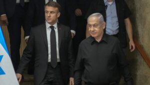 Netanyahu responde a Macron por creación de Estado palestino