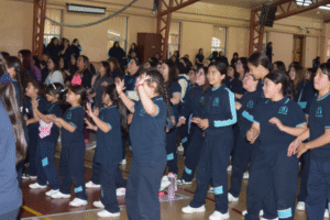 Estudiantes de Insafa desarrollaron pausas activas para celebrar el día del deporte