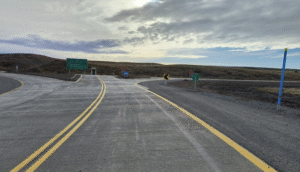 Finalizó pavimentación de los primeros  25 km de la ruta Porvenir-Manantiales