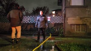 85 emergencias atendió personal de la  municipalidad durante fuertes lluvias