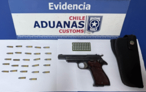 Argentino fue detenido en la frontera por porte de arma y municiones