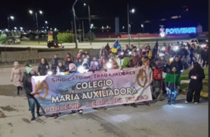Sindicato del Colegio María Auxiliadora se mantiene en alerta: ahora por el pago de mayo