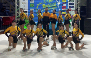 El club Roller Fly Patagonia acaparó triunfos y elogios en el Mundial de Patinaje Artístico en Brasil