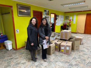 Colaboradores de Tabsa donan canastas de alimentos a familias de escasos recursos