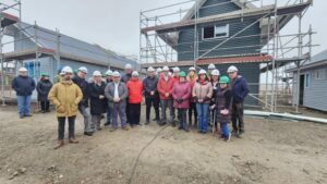 Conjunto habitacional “Pioneros” de Cerro Sombrero supera el 40% de avance