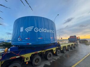 Empresa Tabsa traslada generador de 100 toneladas