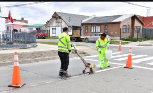 Punta Arenas retomará demarcación vial con la llegada del buen clima