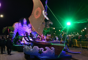 La historia de “Moana” plasmada por Asmar fue el mejor carro alegórico