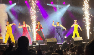 Los niños también vivieron su festival