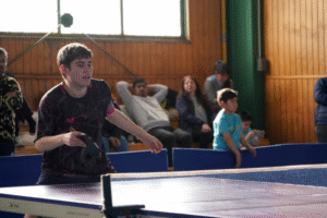 Más de 100 jugadores animaron la cuarta fecha del ranking municipal de tenis de mesa