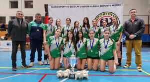 Cumbres Choapa de Salamanca se tituló campeón del Nacional Sub 16 de Vóleibol del Club Colegio Alemán
