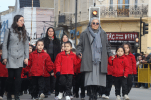 Colegios salesianos desfilaron en honor al legado educativo de Juan Bosco