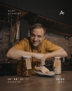 El reconocido chef Kurt Schmidt aterriza en AIMA para una residencia culinaria única en Punta Arenas