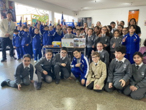 Escolares del Liceo Contardi enviaron cartas a sus pares de Alto Hospicio