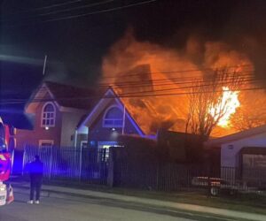 Incendio afecta a residencia de menores en Punta Arenas