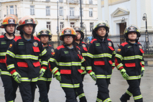 Bomberos de Punta Arenas protagonizó desfile por su aniversario 136