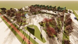 Municipio informa 75% de avance en  obras de la Plaza Cívica Sector Sur