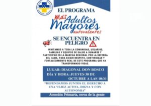 Convocan a marcha en defensa del programa “Más adultos mayores autovalentes” en Magallanes