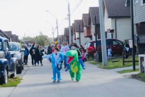 Barrio 18 de Septiembre celebró una gran Fiesta de Halloween junto a la comunidad