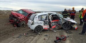 Pareja de jóvenes porvenireños fallecen en prueba de auto de rally